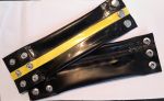 Rubber Wrist Wallet Yellow Stripe